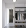 Plafonnier Nordlux LIVASMART LED Noir, 1 lumière, Changeur de couleurs