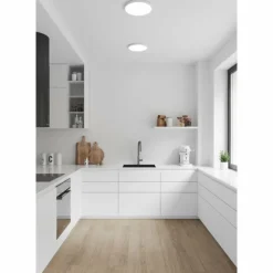 Luminaires Nordlux Éclairage Led|Plafonnier Nordlux OJA LED Blanc, 1 lumière, Détecteur de mouvement