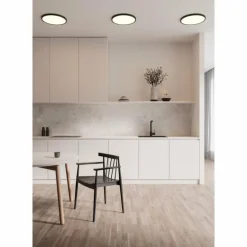Plafonnier Nordlux OjaSmart LED Noir, 1 lumière