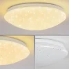 hofstein Éclairage Led|Plafonnier Norton Star LED Blanc, 1 lumière