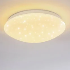hofstein Éclairage Led|Plafonnier Norton Star LED Blanc, 1 lumière