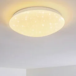 hofstein Éclairage Led|Plafonnier Norton Star LED Blanc, 1 lumière