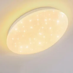 hofstein Éclairage Led|Plafonnier Norton Star LED Blanc, 1 lumière