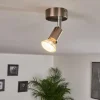 hofstein Éclairage Led|Plafonnier Oula LED Nickel mat, 1 lumière