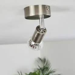 hofstein Éclairage Led|Plafonnier Oula LED Nickel mat, 1 lumière