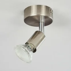 hofstein Éclairage Led|Plafonnier Oula LED Nickel mat, 1 lumière