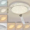 hofstein Éclairage Led|Plafonnier Parrita LED Blanc, 1 lumière, Télécommandes, Changeur de couleurs