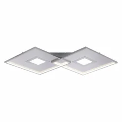 Luminaires Paul Neuhaus Éclairage Led|Plafonnier Paul Neuhaus AMARA LED Nickel mat, 1 lumière, Télécommandes