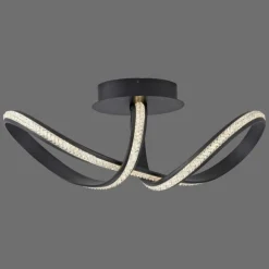 Luminaires Paul Neuhaus Éclairage Led|Plafonnier Paul Neuhaus BRILLA LED Noir, 1 lumière