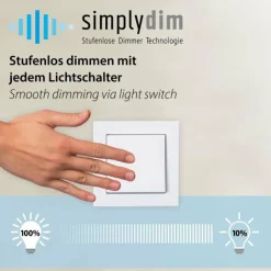 Luminaires Paul Neuhaus Éclairage Led|Plafonnier Paul Neuhaus BRILLA LED Noir, 1 lumière