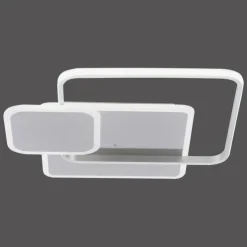 Luminaires Paul Neuhaus Éclairage Led|Plafonnier Paul Neuhaus EMILIO LED Argenté, 1 lumière, Télécommandes