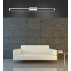 Luminaires Paul Neuhaus Éclairage Led|Plafonnier Paul Neuhaus INIGO LED Acier inoxydable, 4 lumières