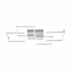 Luminaires Paul Neuhaus Éclairage Led|Plafonnier Paul Neuhaus INIGO LED Acier inoxydable, 4 lumières