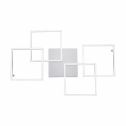 Luminaires Paul Neuhaus Éclairage Led|Plafonnier Paul Neuhaus INIGO LED Acier inoxydable, 4 lumières