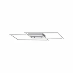 Luminaires Paul Neuhaus Éclairage Led|Plafonnier Paul Neuhaus INIGO LED Acier inoxydable, 2 lumières