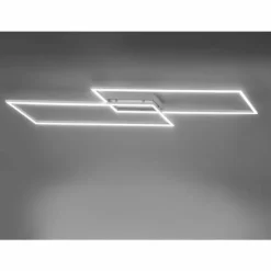 Luminaires Paul Neuhaus Éclairage Led|Plafonnier Paul Neuhaus INIGO LED Argenté, 2 lumières