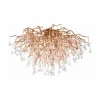 Luminaires Paul Neuhaus Plafonniers|Plafonnier Paul Neuhaus ICICLE Vieux laiton, 14 lumières