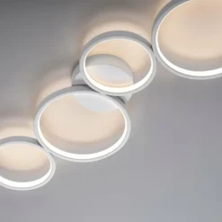 Luminaires Paul Neuhaus Éclairage Led|Plafonnier Paul Neuhaus KIRINGE LED Blanc, 1 lumière