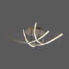 Luminaires Paul Neuhaus Éclairage Led|Plafonnier Paul Neuhaus LINDA LED Rouille, 4 lumières