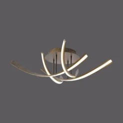 Luminaires Paul Neuhaus Éclairage Led|Plafonnier Paul Neuhaus LINDA LED Rouille, 4 lumières