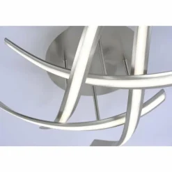Luminaires Paul Neuhaus Éclairage Led|Plafonnier Paul Neuhaus LINDA LED Acier inoxydable, 4 lumières