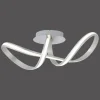 Luminaires Paul Neuhaus Éclairage Led|Plafonnier Paul Neuhaus MELINDA LED Acier inoxydable, 1 lumière