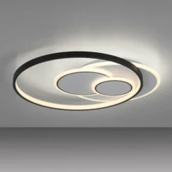 Luminaires Paul Neuhaus Éclairage Led|Plafonnier Paul Neuhaus MAILAK LED Noir, Blanc, 2 lumières