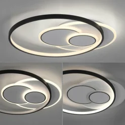 Luminaires Paul Neuhaus Éclairage Led|Plafonnier Paul Neuhaus MAILAK LED Noir, Blanc, 2 lumières