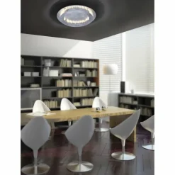 Luminaires Paul Neuhaus Éclairage Led|Plafonnier Paul Neuhaus NEVIS LED Argenté, 4 lumières