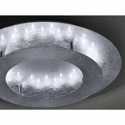 Luminaires Paul Neuhaus Éclairage Led|Plafonnier Paul Neuhaus NEVIS LED Argenté, 11 lumières