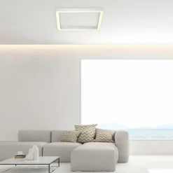 Luminaires Paul Neuhaus Éclairage Led|Plafonnier Paul Neuhaus PURE-LINES LED Aluminium, 1 lumière, Télécommandes