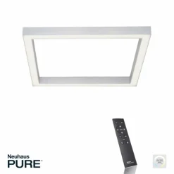 Luminaires Paul Neuhaus Éclairage Led|Plafonnier Paul Neuhaus PURE-LINES LED Aluminium, 1 lumière, Télécommandes