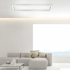 Luminaires Paul Neuhaus Éclairage Led|Plafonnier Paul Neuhaus PURE-LINES LED Aluminium, 1 lumière, Télécommandes