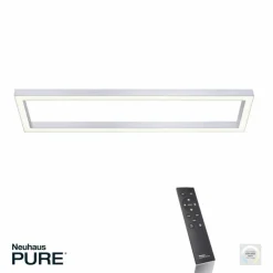 Luminaires Paul Neuhaus Éclairage Led|Plafonnier Paul Neuhaus PURE-LINES LED Aluminium, 1 lumière, Télécommandes