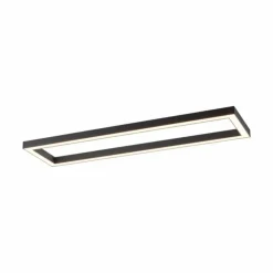 Luminaires Paul Neuhaus Éclairage Led|Plafonnier Paul Neuhaus PURE-LINES LED Anthracite, 1 lumière, Télécommandes