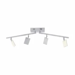 Luminaires Paul Neuhaus Éclairage Led|Plafonnier Paul Neuhaus PURE-MIRA LED Aluminium, 4 lumières, Télécommandes