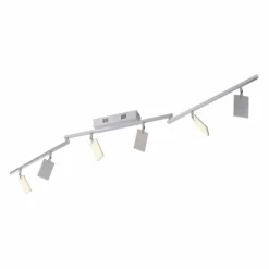 Luminaires Paul Neuhaus Éclairage Led|Plafonnier Paul Neuhaus PURE-MIRA LED Aluminium, 6 lumières, Télécommandes