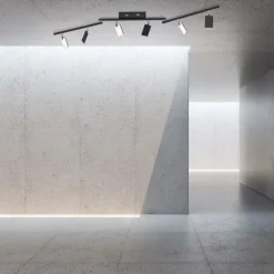 Luminaires Paul Neuhaus Éclairage Led|Plafonnier Paul Neuhaus PURE-MIRA LED Noir, 6 lumières, Télécommandes