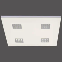 Luminaires Paul Neuhaus Éclairage Led|Plafonnier Paul Neuhaus PURE-NEO LED Aluminium, 4 lumières, Télécommandes