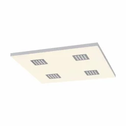 Luminaires Paul Neuhaus Éclairage Led|Plafonnier Paul Neuhaus PURE-NEO LED Aluminium, 4 lumières, Télécommandes