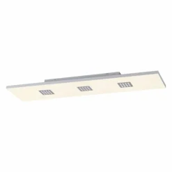 Luminaires Paul Neuhaus Éclairage Led|Plafonnier Paul Neuhaus PURE-NEO LED Aluminium, 3 lumières, Télécommandes