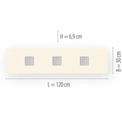Luminaires Paul Neuhaus Éclairage Led|Plafonnier Paul Neuhaus PURE-NEO LED Aluminium, 3 lumières, Télécommandes