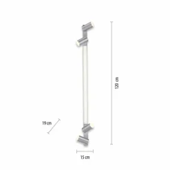 Luminaires Paul Neuhaus Éclairage Led|Plafonnier Paul Neuhaus PURE-LINES LED Aluminium, 1 lumière, Télécommandes