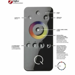 Plafonnier Paul Neuhaus Q-ARKTIS LED Blanc, 1 lumière, Télécommandes, Changeur de couleurs