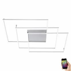 Plafonnier Paul Neuhaus Q-INIGO LED Nickel mat, 3 lumières
