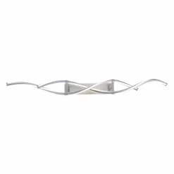 Plafonnier Paul Neuhaus Q-MALINA LED Acier inoxydable, 2 lumières, Télécommandes