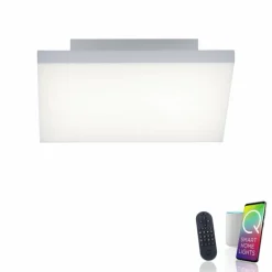 Plafonnier Paul Neuhaus Q-FLAG LED Blanc, 1 lumière, Télécommandes, Changeur de couleurs