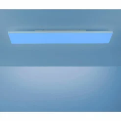Plafonnier Paul Neuhaus Q-FLAG LED Blanc, 1 lumière, Télécommandes, Changeur de couleurs