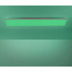 Plafonnier Paul Neuhaus Q-FLAG LED Blanc, 1 lumière, Télécommandes, Changeur de couleurs