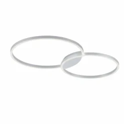 Plafonnier Paul Neuhaus Q-KATE LED Aluminium, 1 lumière, Télécommandes
